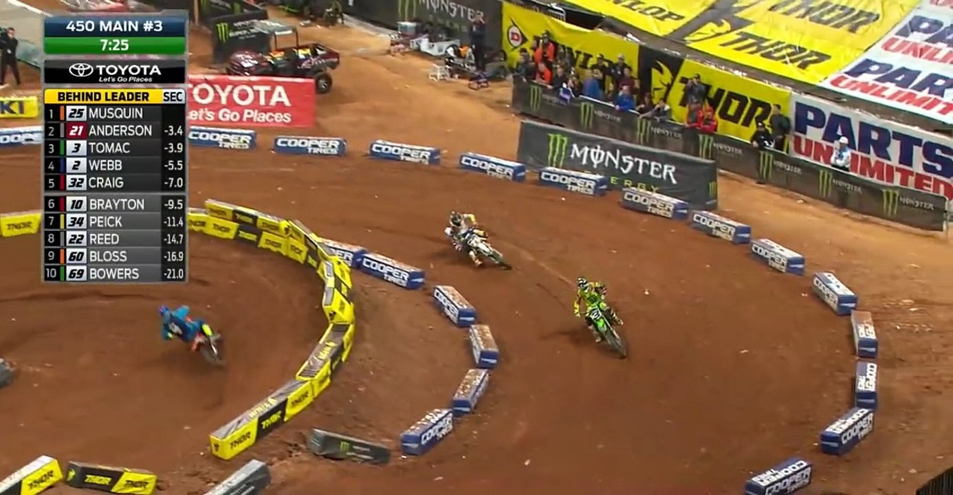 Monster Energy Supercross 2018 - Atlanta - 450 Main Event 3