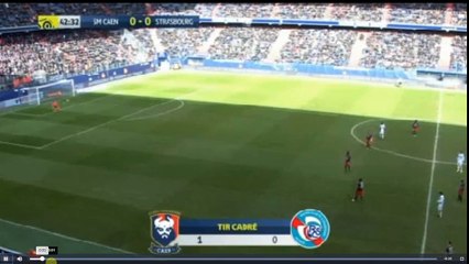 Enzo Crivelli Goal - Caen vs Strasbourg 1-0  04.03.2018 (HD)
