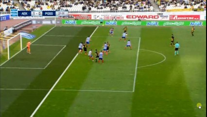 Το γκολ του Λιβάγια - ΑΕΚ 1-0 Πανιώνιος  04.03.2018 (HD)