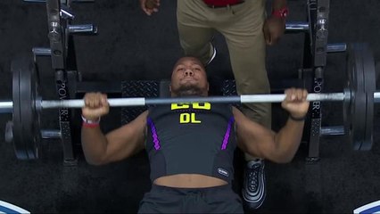 Best of DL bench press | 2018 NFL Scouting Combine