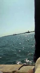 A view of Bet Dwarka (Island in India)