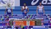 Kostantinos Douvalidis runs 7.68 in the 60m hurdles in the World Indoor Championship in Birmingham