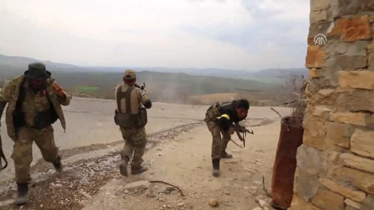 Tekrar) Afrin'in Şeyh Hadid Belde Merkezi Terör...