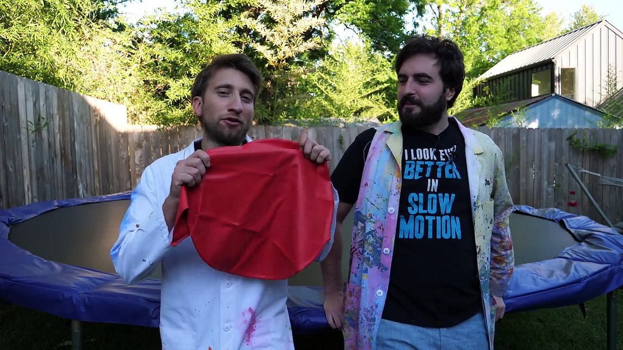 21.Submerged inside a 6ft Water Balloon - The Slow Mo Guys 4K