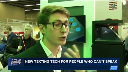 i24NEWS DESK | New texting tech for people who can't speak | Sunday, March 4th 2018