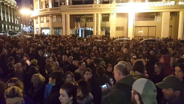 Gürcistan'da Rusya Protestosu - Tiflis