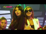 【TVPP】LE(EXID) - Black list (with Hyuna), 엘이(이엑스아이디) - 블랙 리스트 (with 현아) @ Show Music core Live