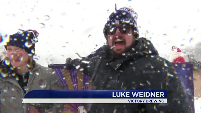 Pennsylvanians Race Down Snowy Mountains in Homemade Cardboard Sleds