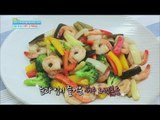 [Happyday] Recipe : Stir-fried Shrimp  3분 완성 초간단 레시피, '새우 오색볶음' [기분 좋은 날] 20160325
