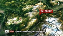 Alpes : deux morts et un disparu dans les avalanches