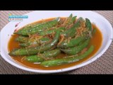 [Happyday] Recipe : stuffed green chilli kimchi 지방 태우고 위암 예방! '풋고추 소박이김치' [기분 좋은 날] 20160711