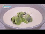 [Happyday] Recipe: Stuffed Cucumber green kernel black bean bean soup오이선 서리태 콩국 [기분 좋은 날] 20160720
