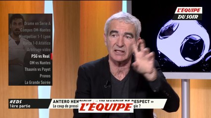 Le coup de pression d'Antero Henrique, la bonne stratégie - Foot - C1 - PSG