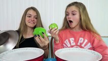 Real Food vs Gummy Food Challenge ~ Jacy and Kacy