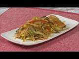 [Smart Living]bean sprouts Stir-fried Glass Noodles and Vegetables 아삭아삭한 '콩나물 잡채'20170404