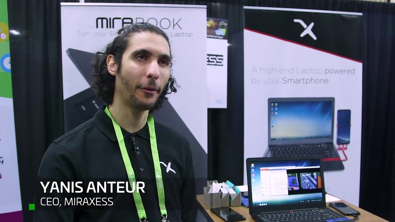 Mirabook turns your smartphone into a laptop