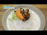 [Happyday] Recipe : noodles in cold soybean soup with pickled apricot [기분 좋은 날] 20160608