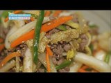 [Happyday] Recipe : Stir-fried chinese cabbage 빅마마 이혜정의 '1분 레시피 : 잡채풍 배추 볶음' [기분 좋은 날] 20160216