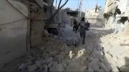 Rescue group says residents flee Eastern Ghouta