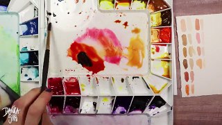Watercolor Skin Tutorial ♦ How to Mix Skin Colors for Painting