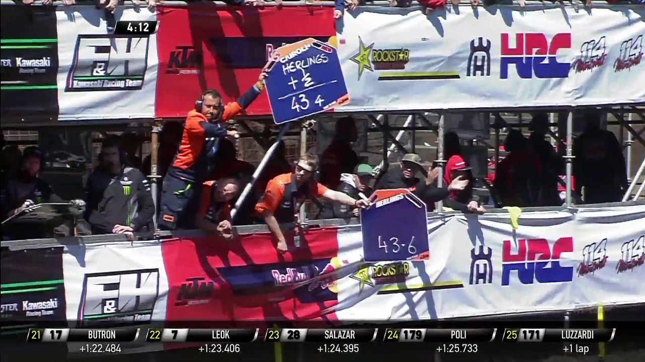 Desalle Febvre fighting for third - MXGP Race 1 - Patagonia Argentina