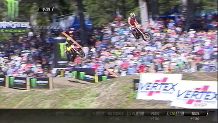 Jonass passes Lawrence - MX2 Race 1 - Patagonia Argentina
