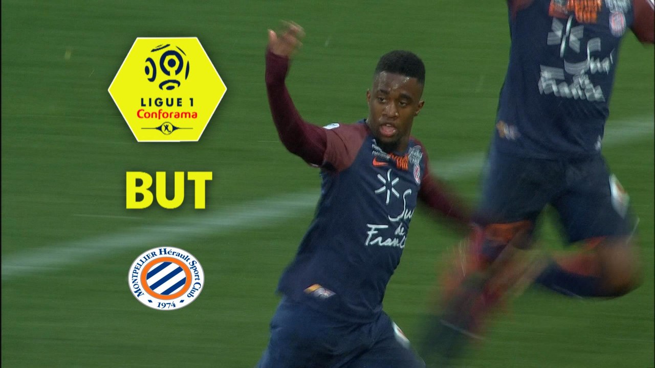 But Isaac MBENZA (7ème) / Montpellier Hérault SC - Olympique Lyonnais - (1-1) - (MHSC-OL) / 2017-18