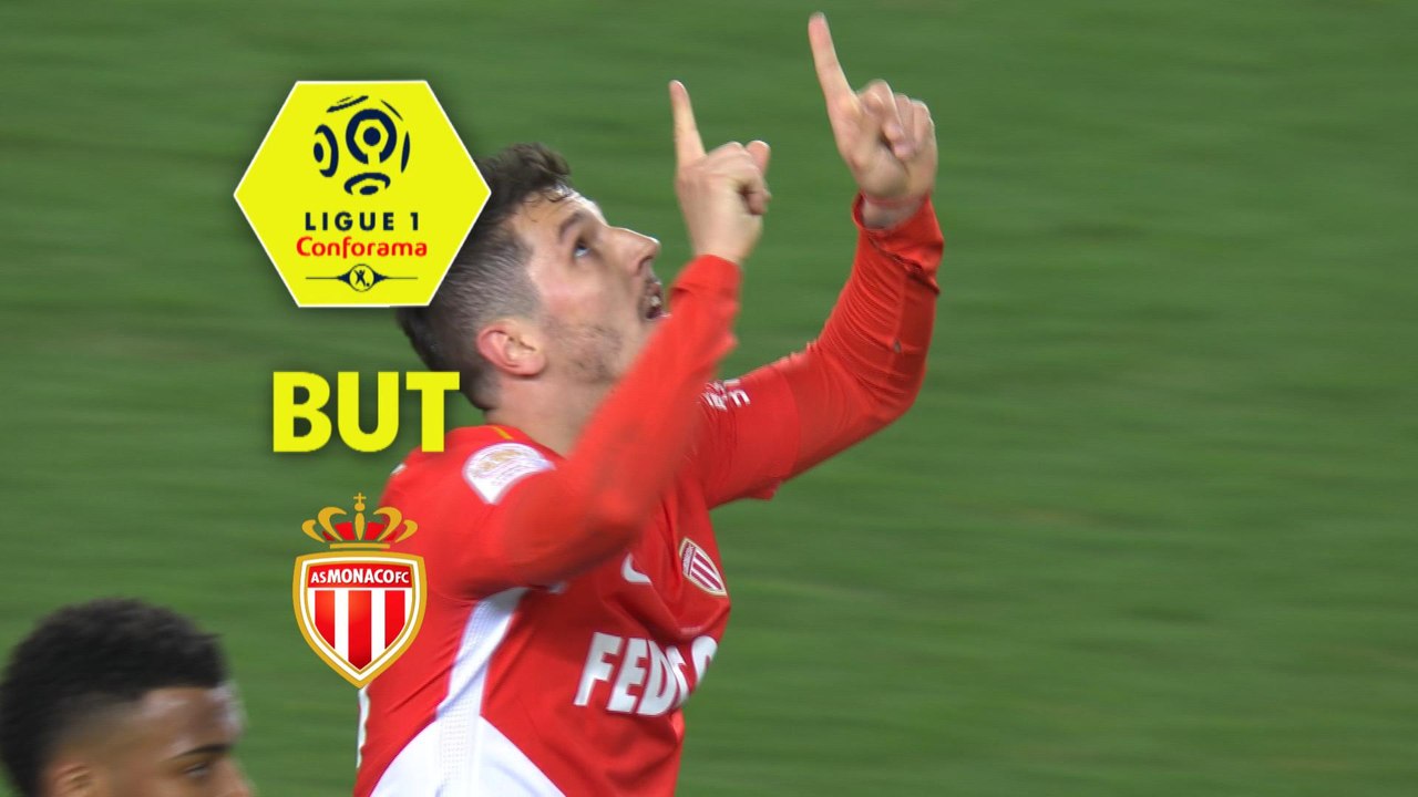 But Stevan JOVETIC (45ème) / AS Monaco - Girondins de Bordeaux - (2-1) - (ASM-GdB) / 2017-18