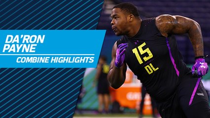 Da'Ron Payne 2018 NFL Scouting Combine workout