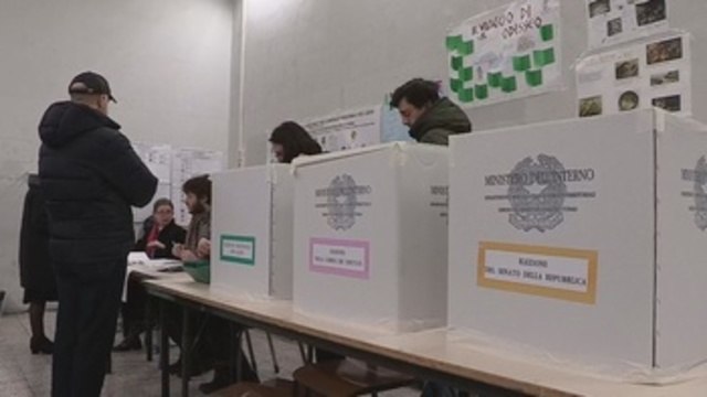 La derecha gana en Italia seguida de cerca por el M5S, según sondeos