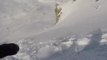 Snowboarder Escapes Tignes Avalanche