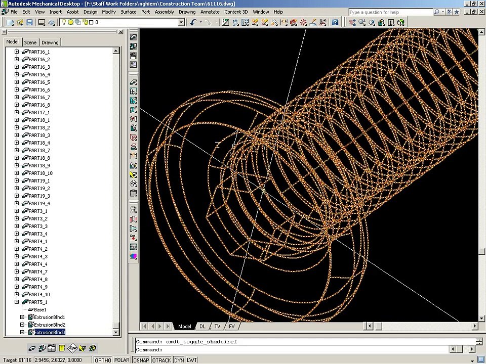 AutoCad Mechanical Desktop Loft 1