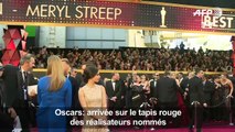Oscars: arrivée des réalisateurs nommés sur le tapis rouge