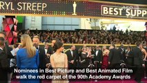 Directors of Oscar nominated films arrive on red carpet