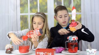 VALENTINES FREAKSHAKE CHALLENGE! EXTREME VALENTINES DAY CANDY SHAKE