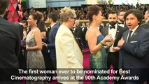 Nominee Rachel Morrison hopes for greater female Oscars presence