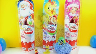 15 Kinder Surprise Eggs Lustiges Weihnachtstheater Рождественский театр new Mickey Mouse