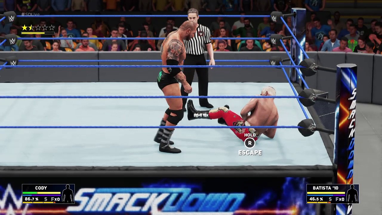 WWE 2K18 CR Cody Rhodes CR vs Batista