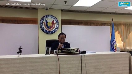 Calida files a petition for quo warranto vs Sereno