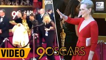 Tiffany Haddish Jumps Over Velvet Rope At Oscars To Meet Meryl Streep