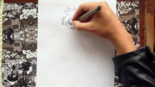 Como dibujar a sasuke