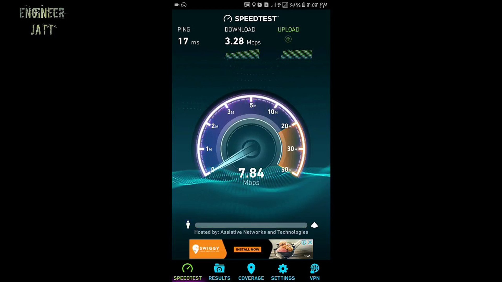 ⁣Vodafone vs Airtel ।। 4G speed test ।। Engineer Jatt