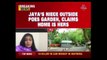 Deepa Jayakumar Sits In Protest Outside Poes Garden Claiming The Property