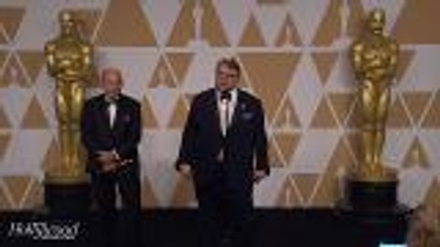 Guillermo del Toro Praises Mexico in Double Oscar Win | Oscars 2018