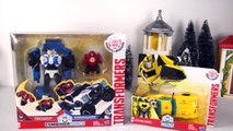 PLAY DOH TRANSFORMERS BUMBLEBEE SURPRISE EGG, ROBOTS IN DISGUISE, CLASH TRANSFORMERS, STRONGARM TOYS