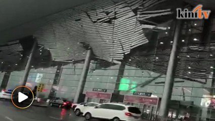 Airport roof 'takes flight' in China
