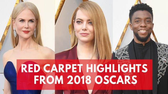 Red carpet highlights from 2018 Oscars: From Chadwick Boseman to Emma Stone