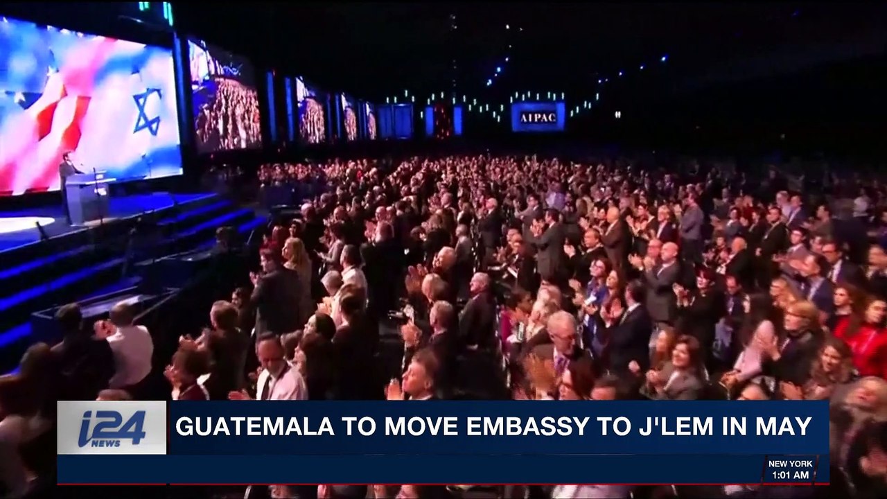 i24NEWS DESK | Guatemala to move Embassy to J'lem in May | Monday, March 5th 2018