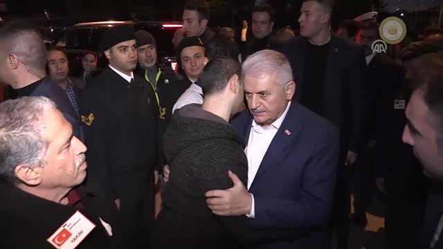 Başbakan Yıldırım'dan Şehit Ailesine Taziye Ziyareti (2)