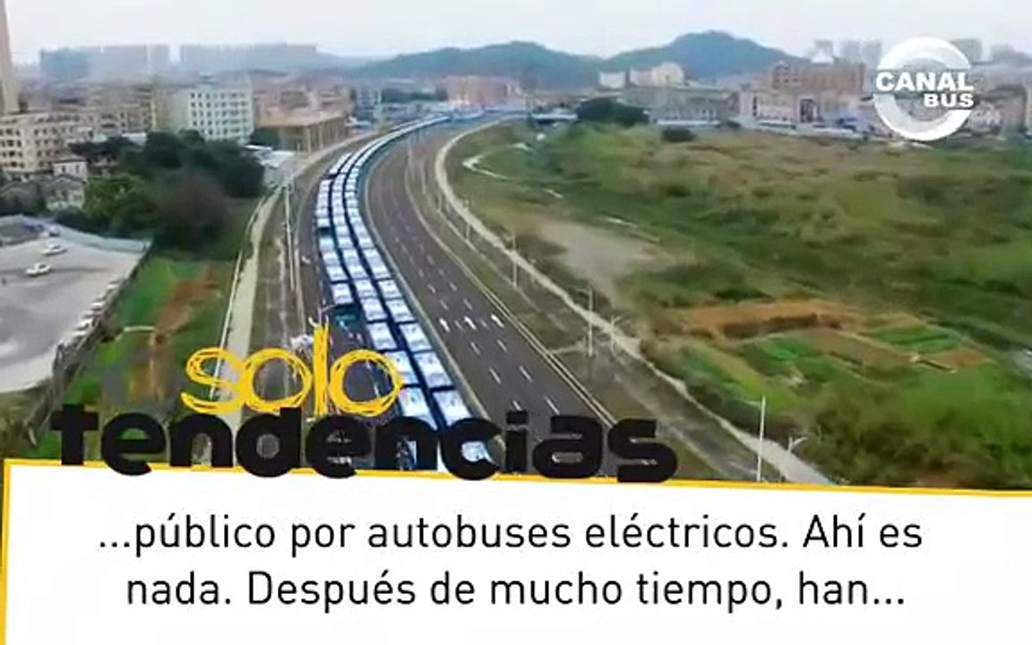 Mas de 16.350 autobuses electricos invaden China
